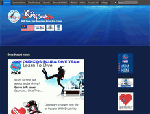 Tablet Screenshot of kidsscuba.com